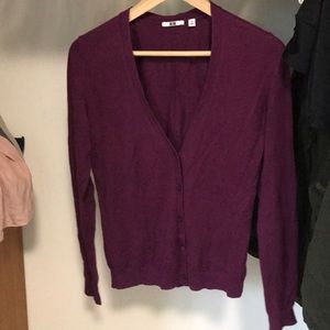 WOMEN SUPIMA® COTTON V-NECK CARDIGAN